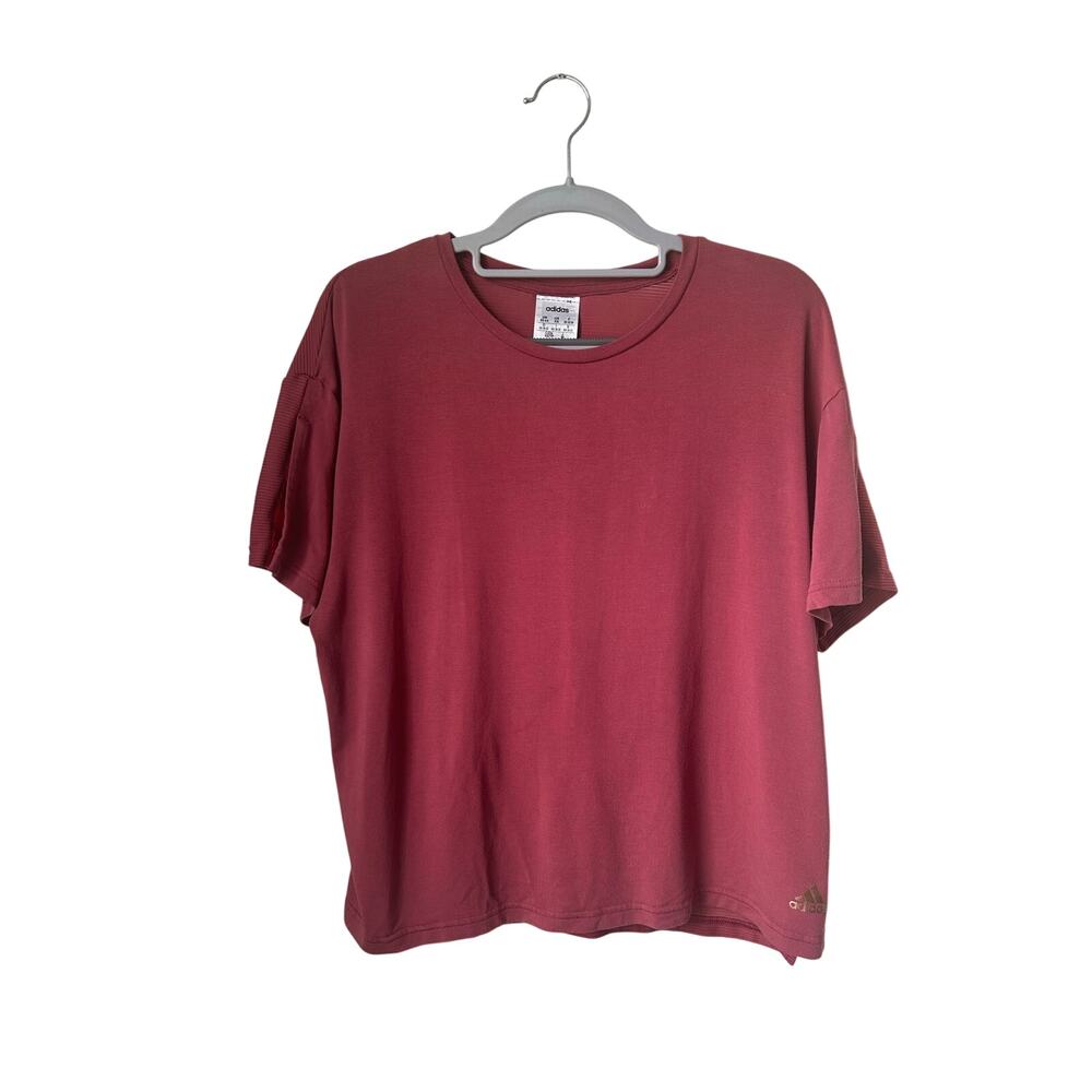 Adidas Baggy Pink Workout Tee - XS